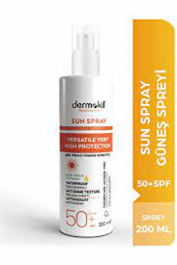 Dermokil Güneş Kremi 50 Spf Çok Yönlü Yüksek Koruma 200ml