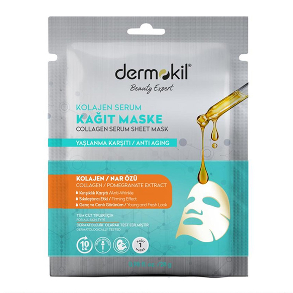 Dermokil Kağıt Maske Collagen Serum