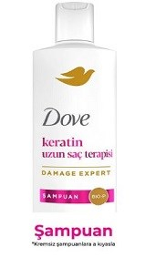 Dove Şampuan Uzun Saç Terapisi Keratin 375ml