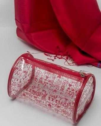 Esender Makyaj Çantası Şeffaf Jumbo