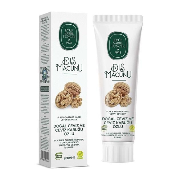 Eyüp Sabri Diş Macunu Ceviz kabuğu Özlü  90ml