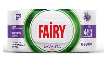 Fairy Yüzey Temizleme Mendili Lavanta 100'lü