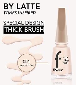 Flormar Latte Oje 001 Vanilya Krem