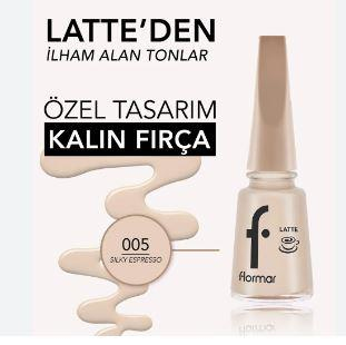 Flormar Latte Oje 005 Silk Espresso