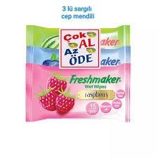Freshmaker Islak Cep Mendil 3'lü Meyveli