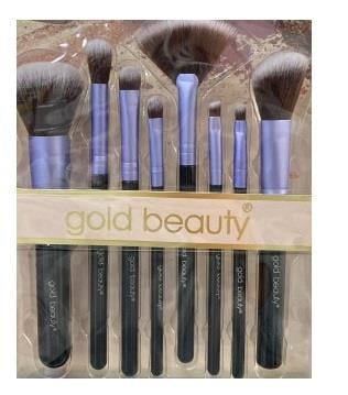 Gold Makyaj Fırçası Seti 8'li Ep-494