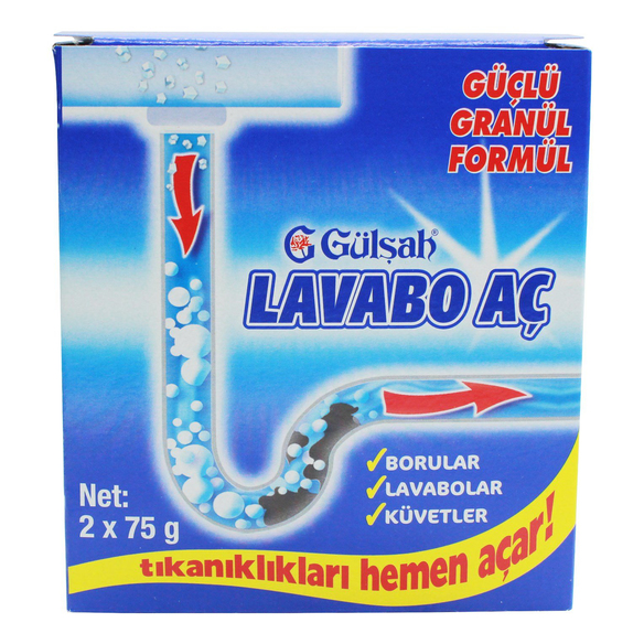 Gülşah Granül Lavabo Açıcı 2x75gr