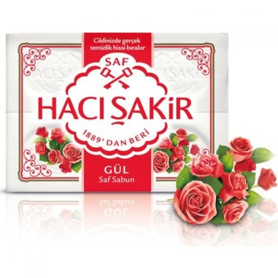 Hacı Şakir Kalıp Sabun Gül 4x150 gr