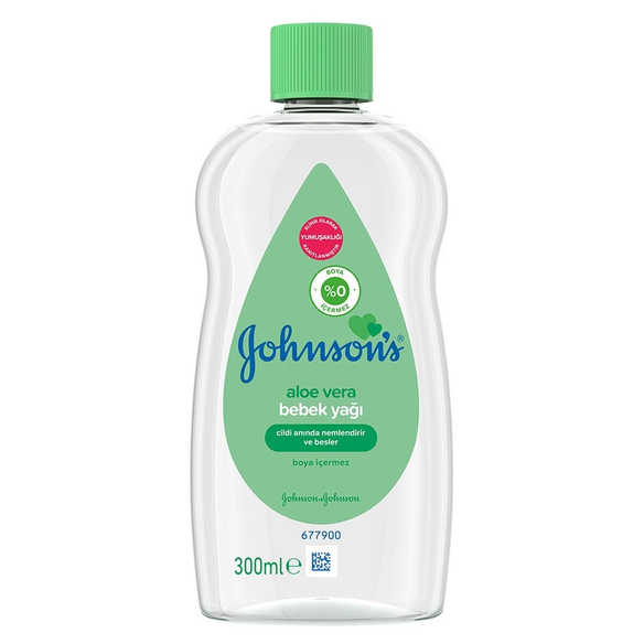 Johnsons Baby Yağı Aloe Vera 300ml