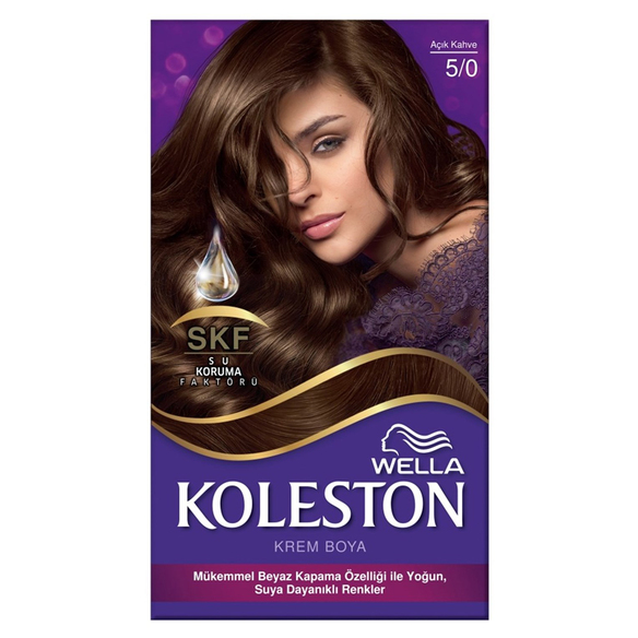 Koleston Saç Boya Set Açık Kahve 5/0