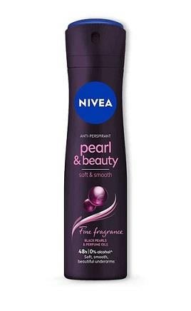 Nivea Deodorant Bayan Pearl Beauty Black 150Ml