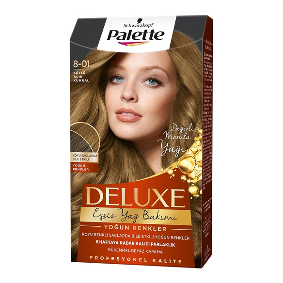 Palette Deluxe Küllü Açık Kumral 8-01