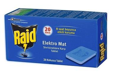 Raid Electromat Tablet 20'li