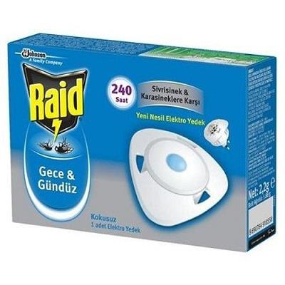 Raid Gece-Gündüz Yedek Sinek Kovucu