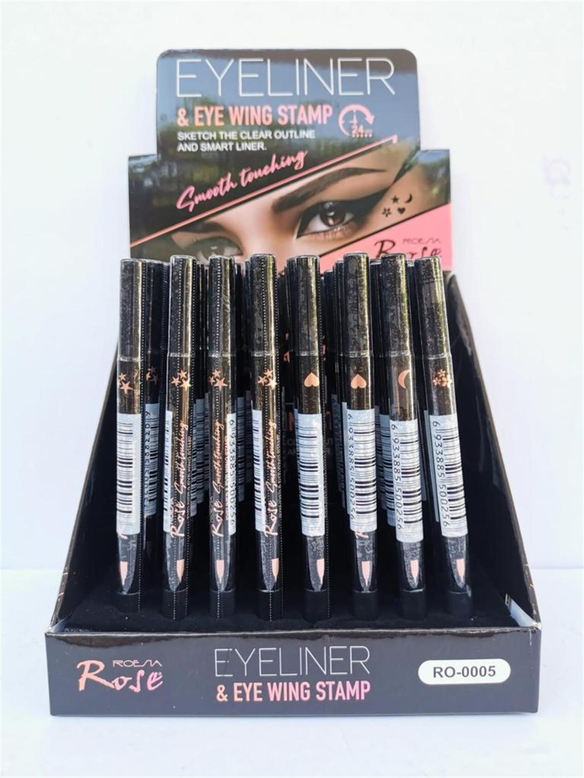 Rose Çift Uçlu Yıldızlı Eyeliner*48 RO-0005