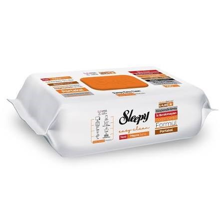 Sleepy Temizlik Havlusu Portakal 100 LÜ