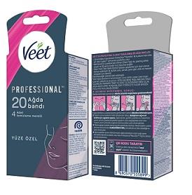 Veet Sir Ağda Yüz Bandı Profosyonel Normal 20'Lİ