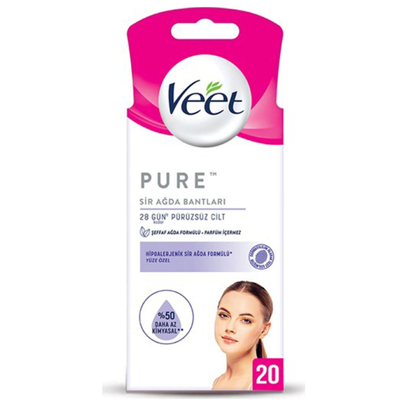 Veet Sir Ağda Yüz Bandı Pure