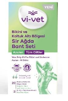Vivet Bikini Ve Koltuk Altı Bölgesi Sir Ağda Bant Seti