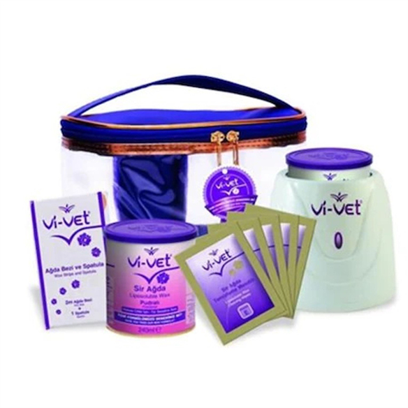 Vivet Sir Ağda 240ml+Isıtıcılı Set