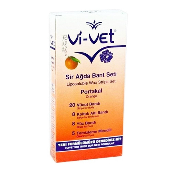 Vivet Sir Ağda Vücut Bandı Portakal