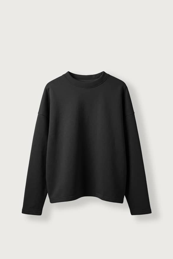 Erkek Oversize Venedik 3D Sırt Baskılı T-Shirt Siyah | ABLUKA