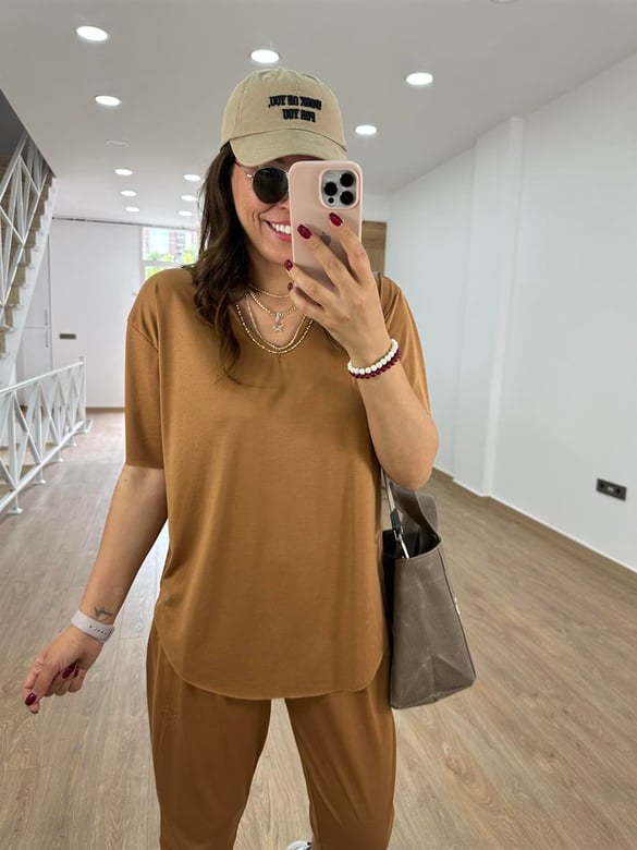 %100 Modal Takım-Camel