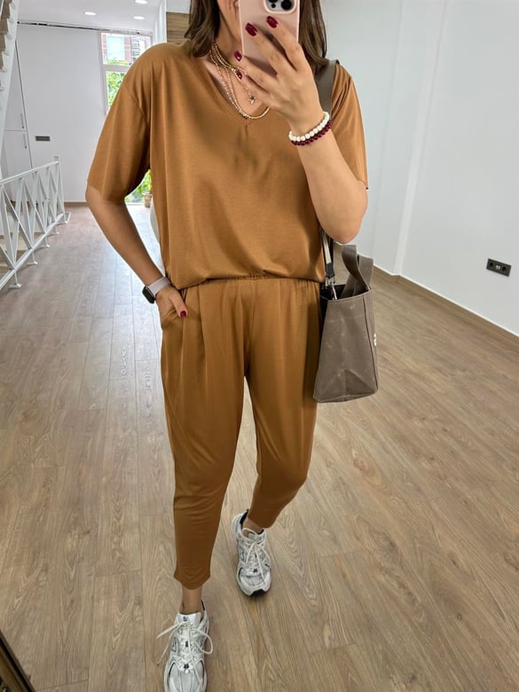 %100 Modal Takım-Camel