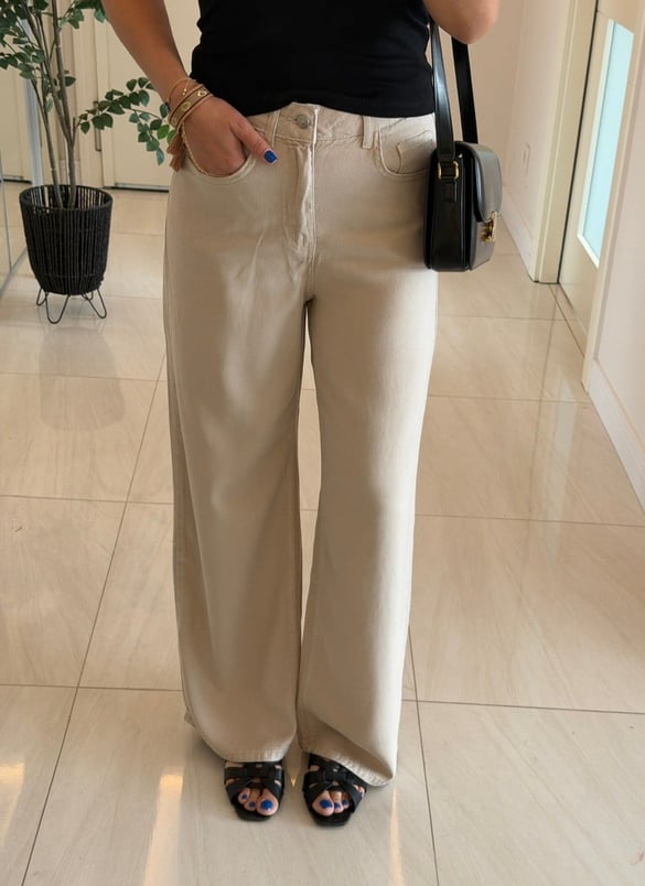 Premium Tensel Jean - Taş