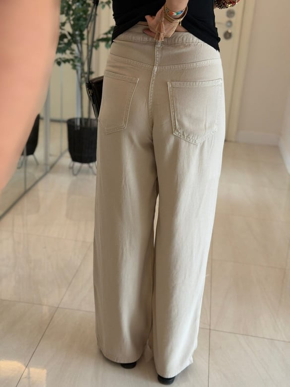 Premium Tensel Jean - Taş
