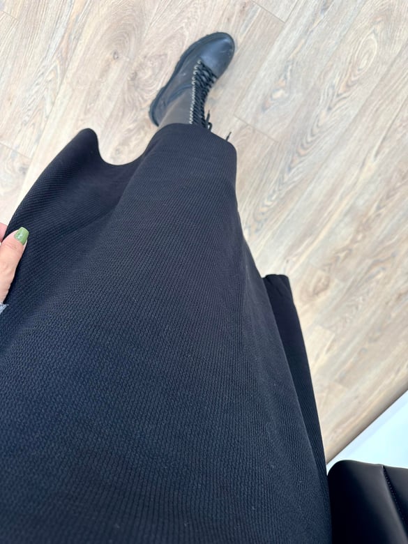 Asimetrik KesimFitilli Likralı Etek