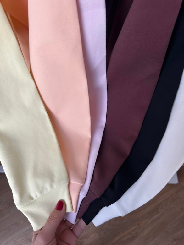 Bisiklet Yaka Pamuklu Basic Sweatshirt - Somon
