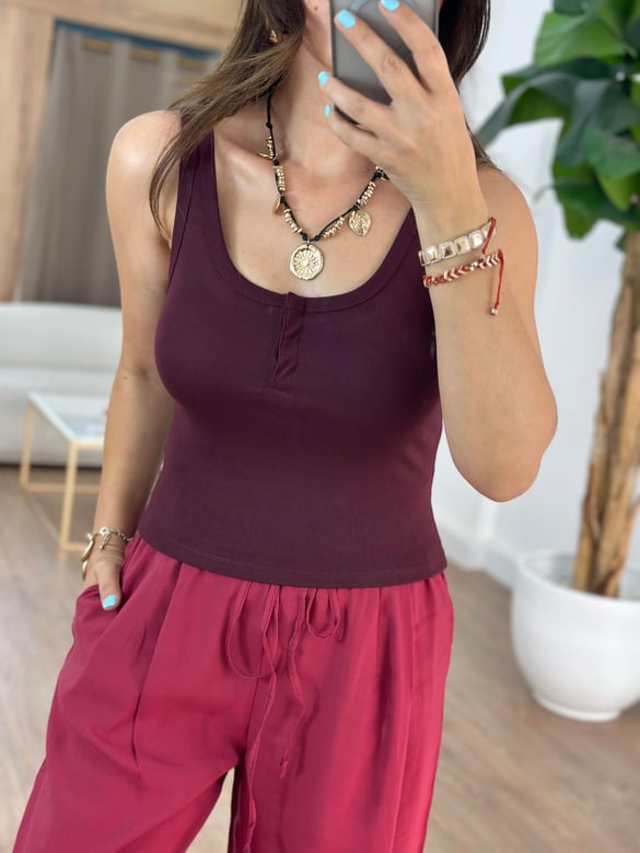 Dilvin Askılı Top - Bordo