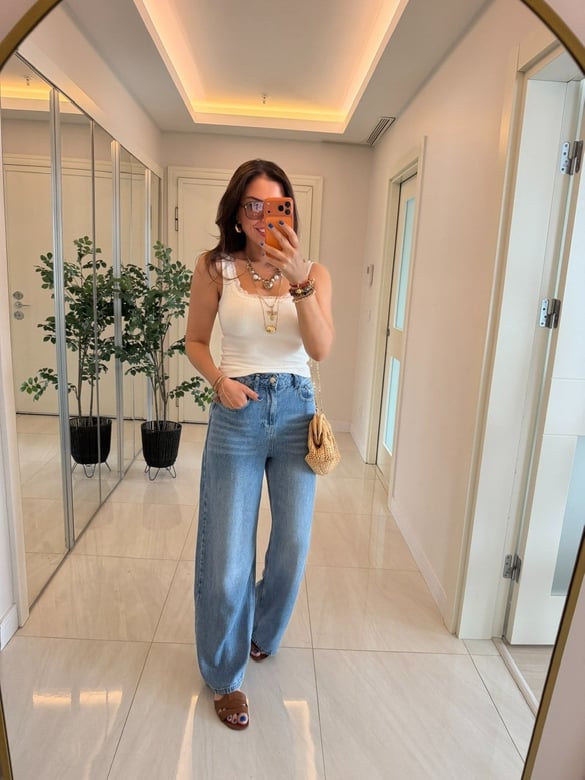Premium Tensel Jean - Mavi