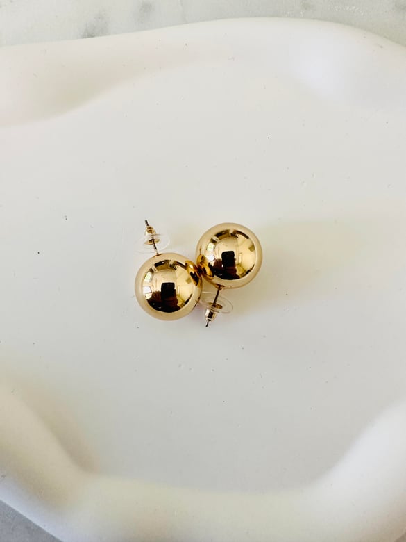 Gold Top Küpe