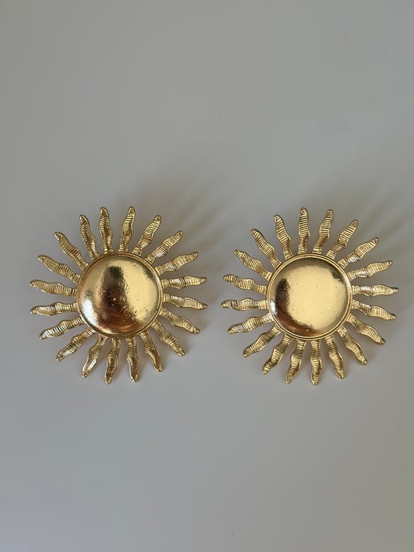 Güneş Tasarım Gold Küpe