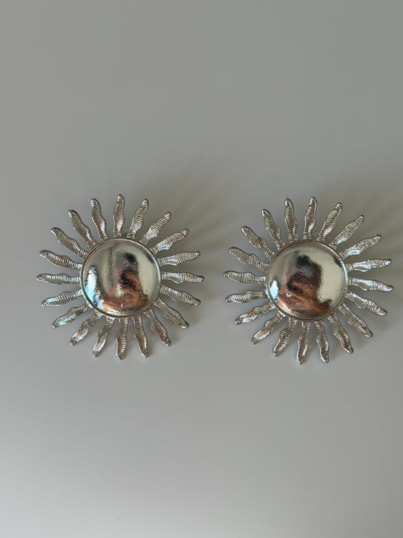 Güneş Tasarım Silver Küpe