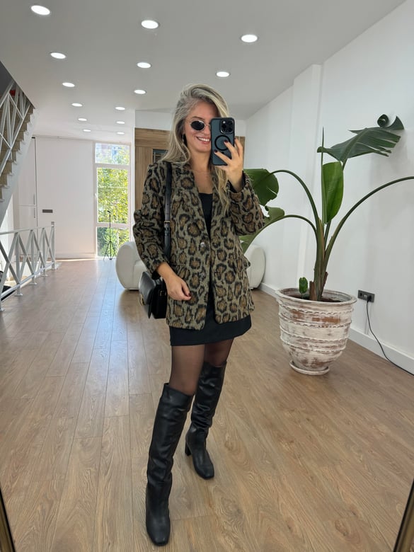 Marka Model Kaşe Blazer Ceket 