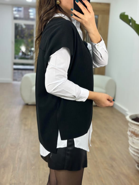 Kendinden Fitilli Salaş Bluz