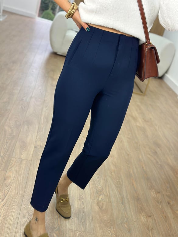 Marka Model Flatolu Pantolon - Lacivert