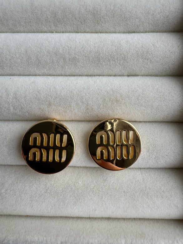 Marka Model Gold Küpe 2cm