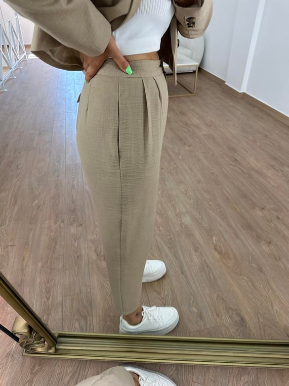 Marka Model Kısa Ceketli Takım-Camel