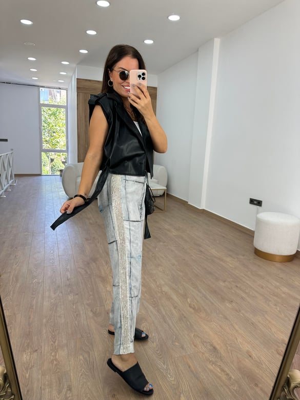 Marka Model Payetli Pantolon