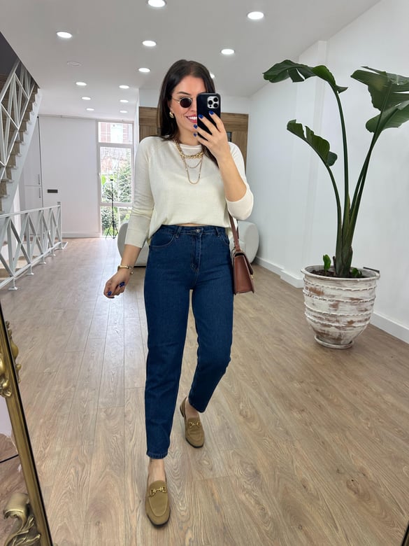 Motto Mom Jean