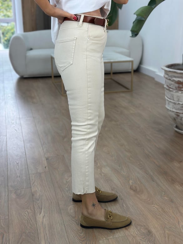 Orijinal Marka Boyfit Jean - Taş