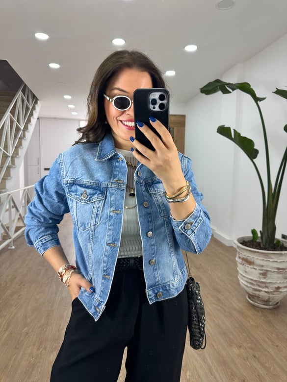 Orjinal Marka Basic Denim Ceket