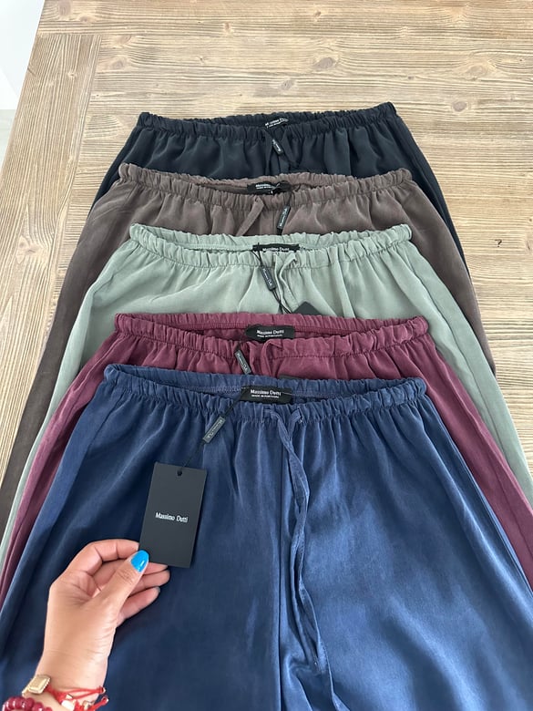 Orjinal Marka Beli Lastikli Pantolon - Kahverengi