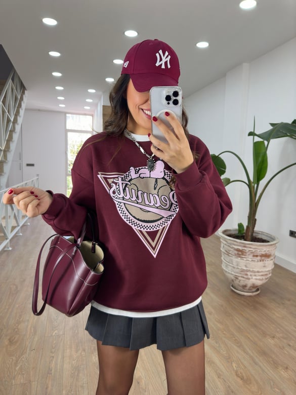 Peanuts Baskılı Sweatshirt
