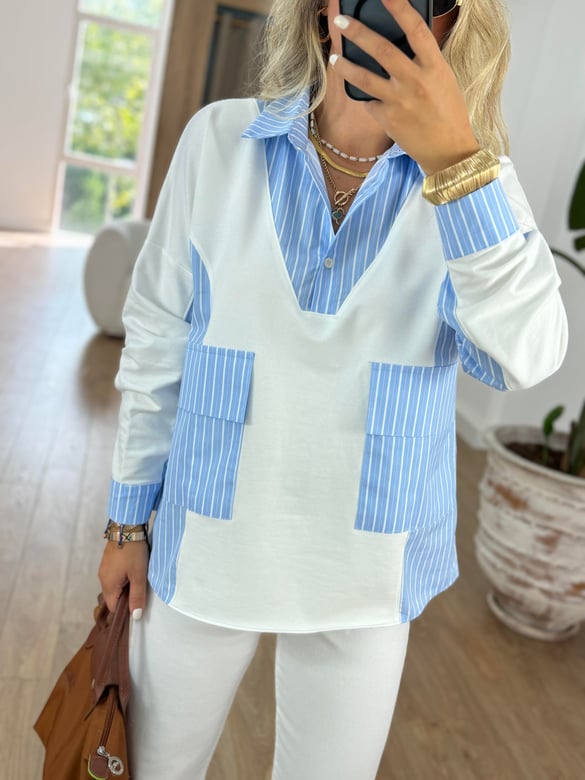 Poplin Garnili Sweatshirt 
