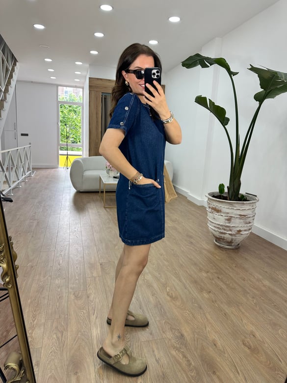 Torba Cepli Denim Elbise